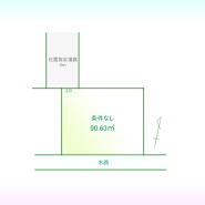 土地面積　実測27.41坪