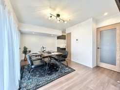 家族団らんの時間も増えそうな、くつろぎのＬＤＫ。
