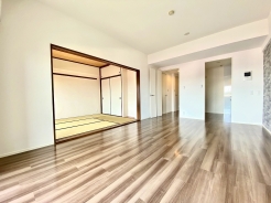 開放感と採光にこだわった、13帖のＬＤＫ。
