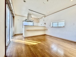 家族団らんの時間も増えそうな、くつろぎのＬＤＫ。
