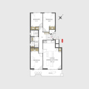 4階エレベーター停止階のお部屋