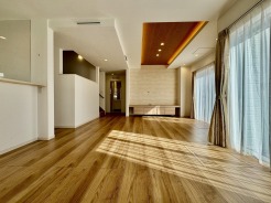 家族団らんの時間も増えそうな、くつろぎのＬＤＫ。
