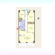 この住まいが提案するのは、心地よい距離感と、ゆとりある暮らし。各空間の配置は、日々の生活に穏やかなリズムをもたらし、自然と調和するような落ち着きを感じさせてくれるでしょう
