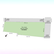 ゆとりの空間がお届けできそうな土地面積です。
