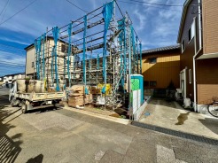 今なら建築中の住まいをご覧いただけます。構造体の質問もお気軽に。
