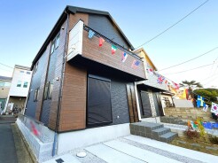 1号棟 完成物件だから、引っ越したあとの配置や動線も分かりやすい。
