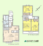 家事動線・生活動線に配慮された住み心地の良い３ＬＤＫ。