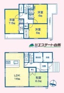 全居室6帖以上のゆとりある間取りです。