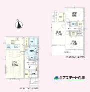 1号棟 間取り図