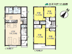 C号棟 間取り図