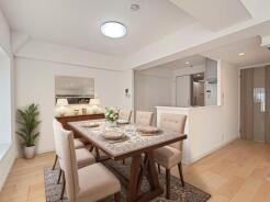 【ＬＤＫ／約14.8帖】
家具はCGによるものです。価格に家具は含みません。
