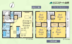 1号棟 間取り図