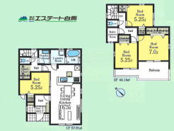 1号棟 間取り図