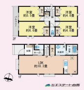 B号棟 家族の顔が見えるリビングイン階段