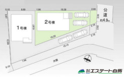 カースペース並列2台駐車可能です。
