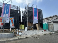 1号棟 車通りも少なく閑静な住宅街の新築です。