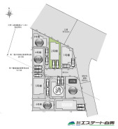 カースペース並列2台駐車可能です。