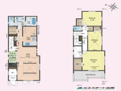 4号棟 家族の顔が見えるリビングイン階段
