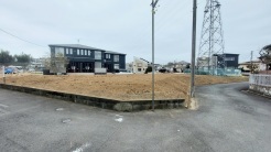 1号地 4区画造成工事中