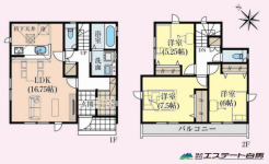 2室から出入り可能なワイドバルコニー