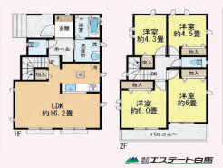 1号棟 家族の顔が見えるリビングイン階段