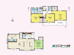 全居室南向きの明るい家