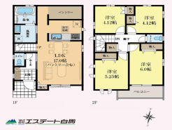 A号棟 家族の顔が見えるリビングイン階段