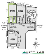 1号棟 カースペース並列2台駐車可能です。