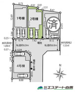 2号棟 カースペース並列2台駐車可能です。