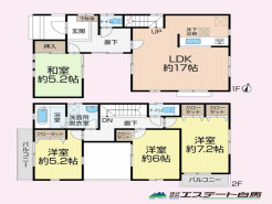 全室南向きの間取りです。