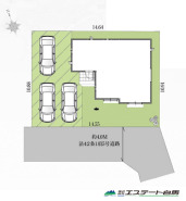カースペース3台駐車可能です。