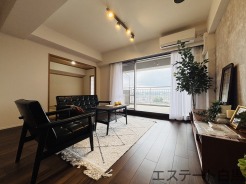 リビングは家具の配置も思いのまま。自由度が高い設計です。
