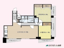 風通しの良い角部屋です。