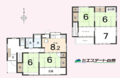 全居室6帖以上のゆとりある間取りです。