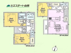 プライバシー性の高い2階リビング