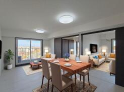 【Living Dining Kichen】
家具はCGによるものです。価格に家具は含みません。