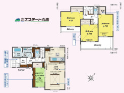 全居室に光が入る4LDKプラン