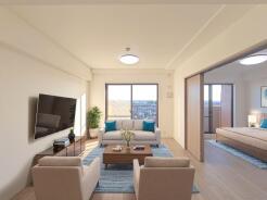 こだわりのフルリフォーム物件。ぜひ現地を内見してみてください。
※家具はCGによるものです。価格に家具は含みません。
