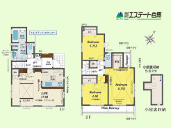 8.75帖の主寝室は勾配天井で明るく解放感があります。
現地で是非ご確認下さい。