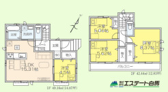 主寝室8.37帖とゆったりした間取りです。
完成前ですが、施工例の見学なども出来ますのでお気軽にお問合せ下さい。