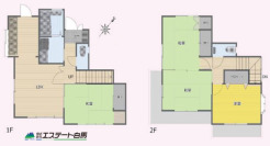 全室６帖以上の広さを確保した４ＬＤＫ。