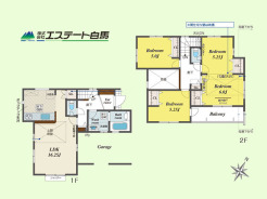 家族構成に併せて間取りの変更が可能です。