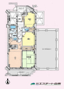 最上階・角部屋につき日当たり良好です。