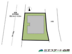 東側水路につき開放感がございます