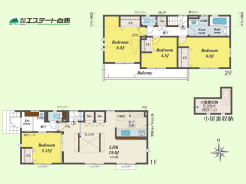 全居室南向きの明るい家