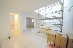 リビングは家具の配置も思いのまま。自由度が高い設計です。
