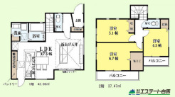 全居室２階の使いやすい間取り