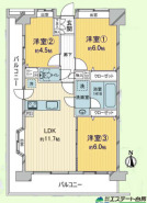 角部屋で開放感あります