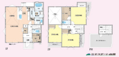 屋上ルーフバルコニー付き