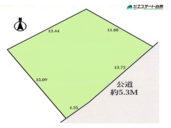 土地約63坪あります（210.66平米）